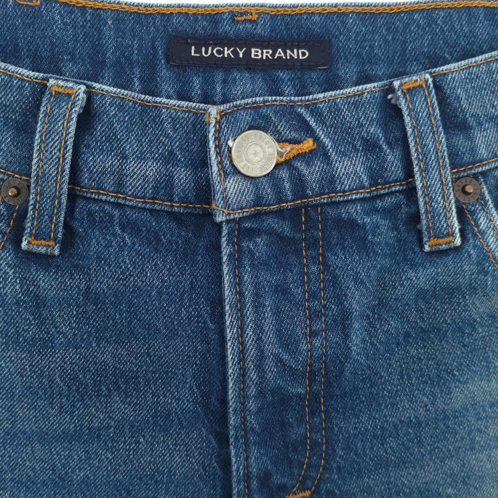 Lucky Brand Authentic Straight Women Jeans 0/25 Blue Side Stripe Denim - Picture 5 of 13